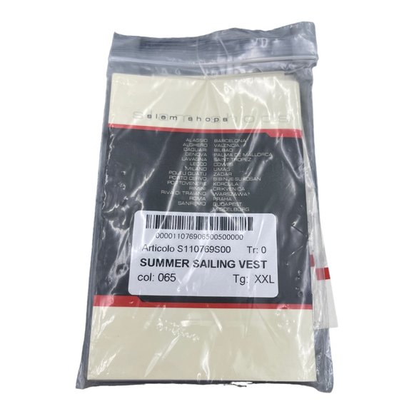 SLAM ATS Summer Sailing Vest Men's Sportswear Italian Sailing Full Zip FIV - Picture 9 of 9